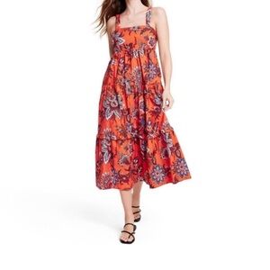 RHODE x Target Floral Midi Dress